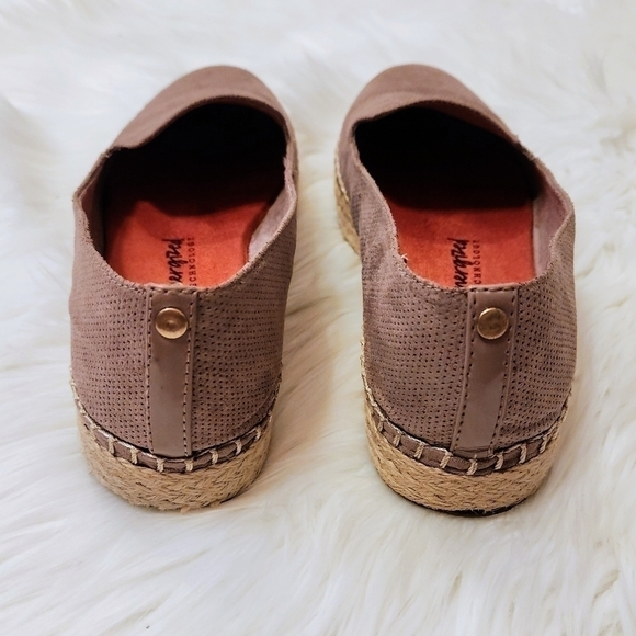 Dr Scholl's Lilac Perforated Espadrille Slip On Shoes 8M - Picture 6 of 11